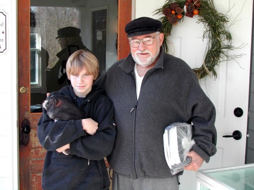 2004.12.circa.28--Charley Hurt and grandson--by TD