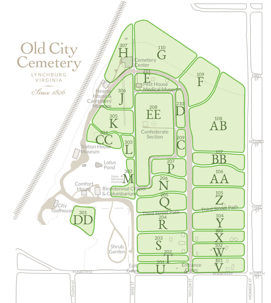 Cemetery Section Maps